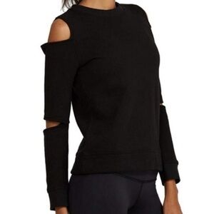 NOLI black cutout sweatshirt size small